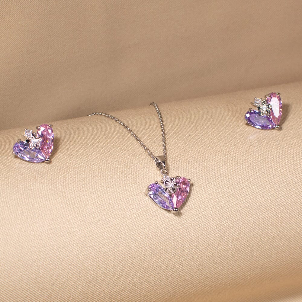 The Twin Flame Pendant Set