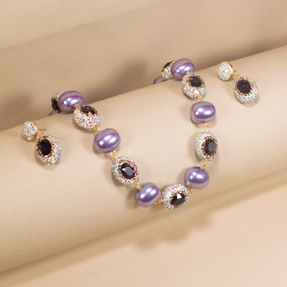 The Velvet Galaxy Necklace Set