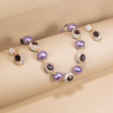 The Velvet Galaxy Necklace Set