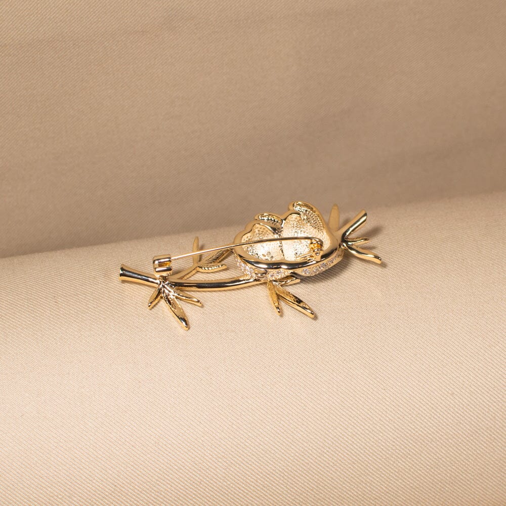 The Zen Climber Brooch