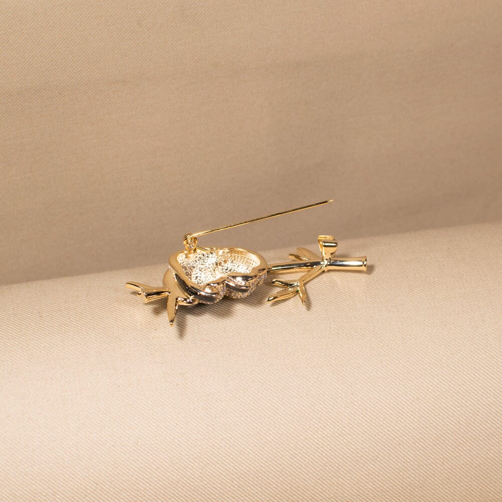 The Zen Climber Brooch