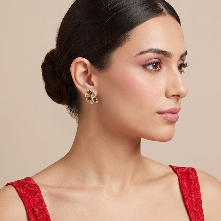 The Zesty Cluster Earrings