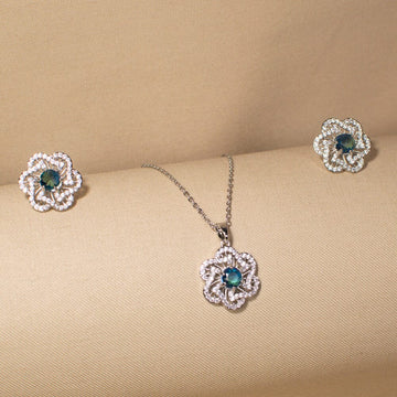 Tidal Ripple Pendant Set