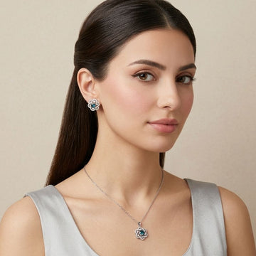 Tidal Ripple Pendant Set