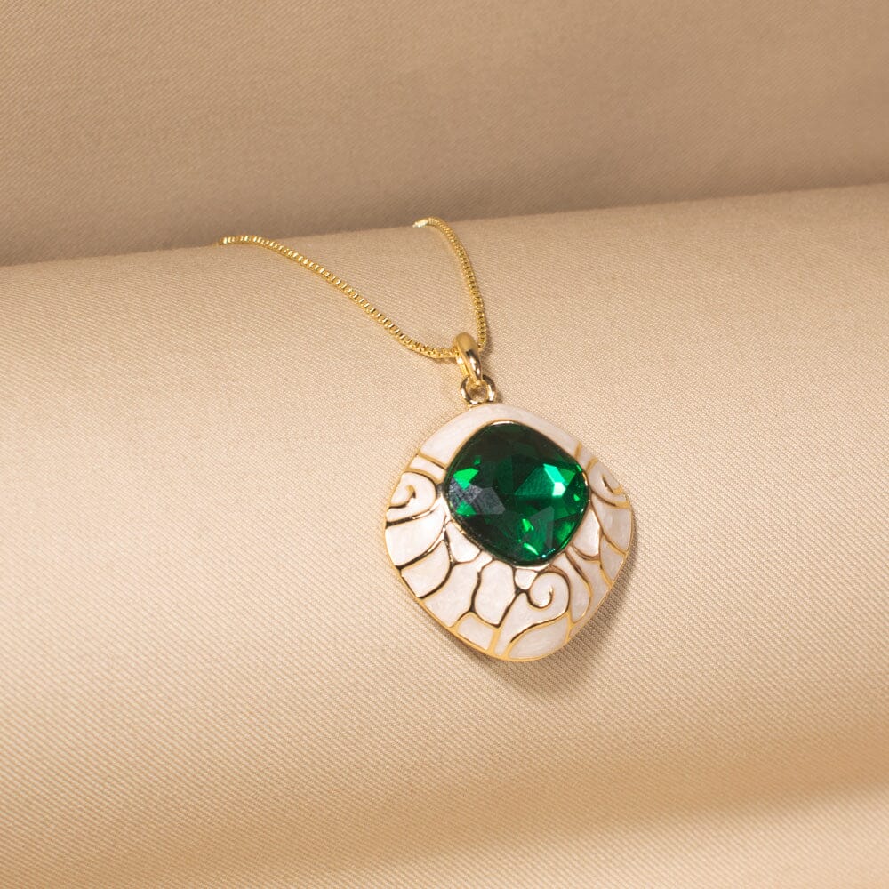 Tiffany Pendant Set - Green