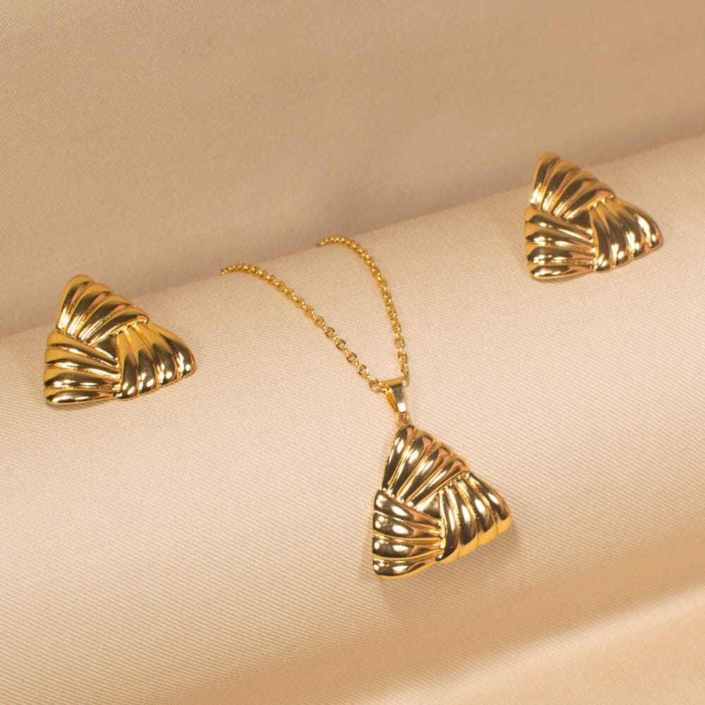 Trielle Pendant Set -Edgy Collection