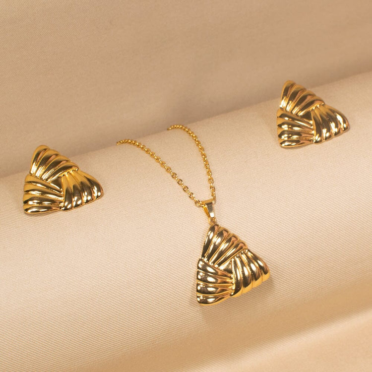 Trielle Pendant Set -Edgy Collection