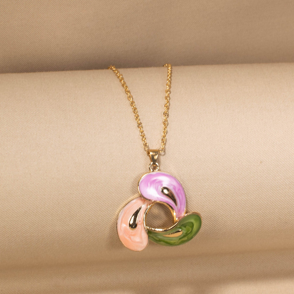 Triple Treat Enamel Pendant Set - Pastel