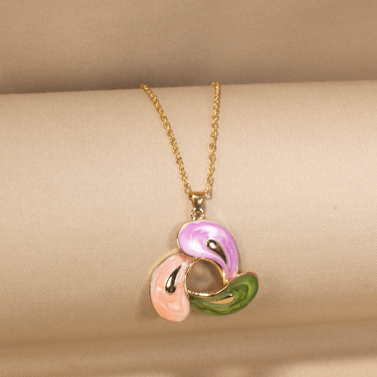 Triple Treat Enamel Pendant Set - Pastel