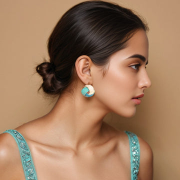 Triple Treat Studs - Aqua