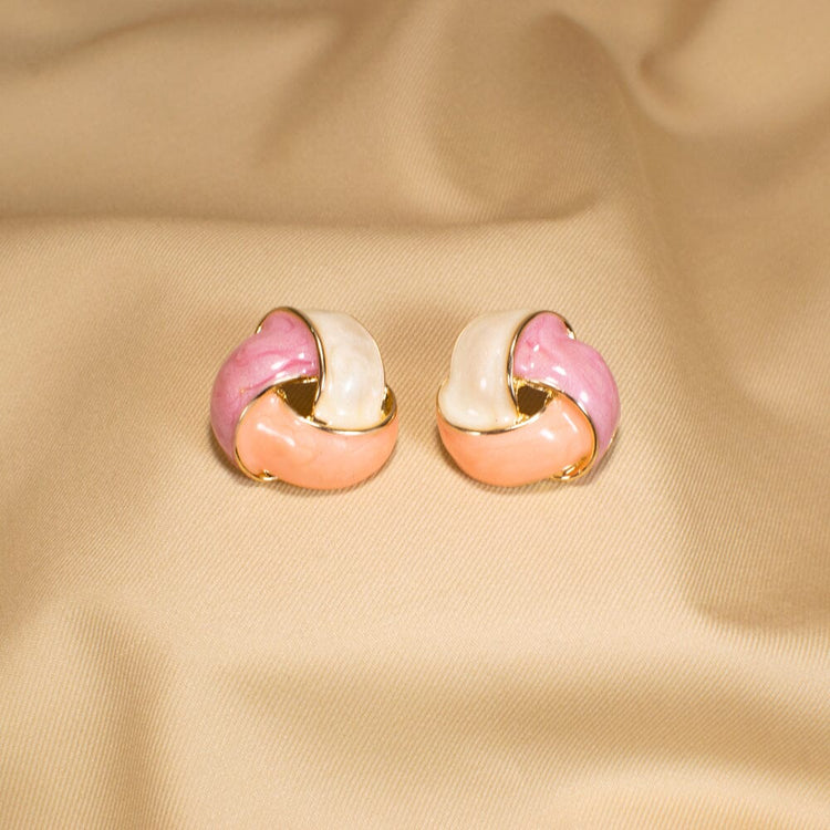 Triple Treat Studs - Pink