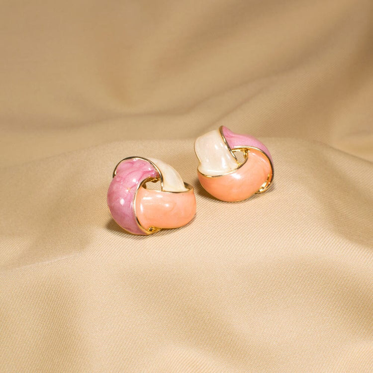 Triple Treat Studs - Pink