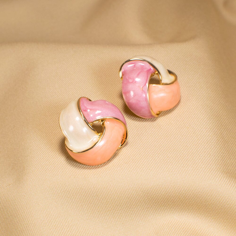 Triple Treat Studs - Pink