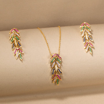 Tropical Cascade Pendant Set