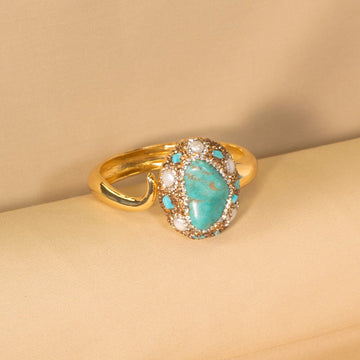 Turquoise Regal Openable Bracelet - Nature Collection