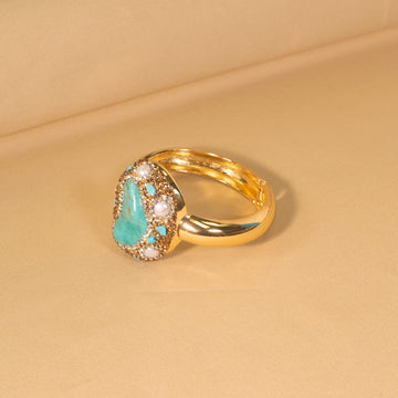 Turquoise Regal Openable Bracelet - Nature Collection