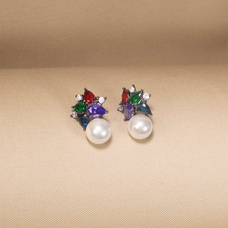 Tutti Frutti Pearl Earrings