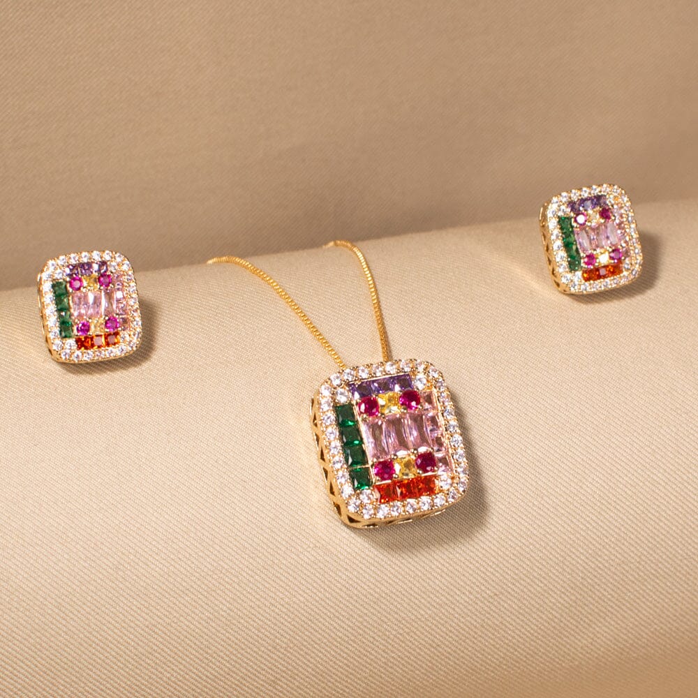 Tutti Frutti Pendant Set - Edgy Collection