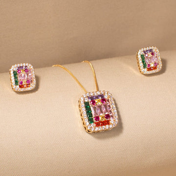 Tutti Frutti Pendant Set - Edgy Collection