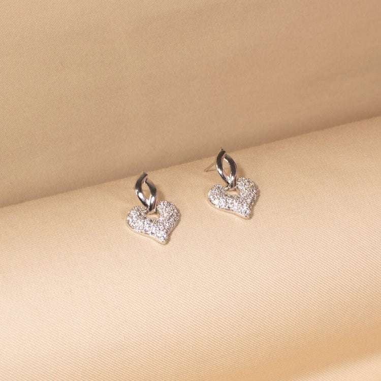 Twilight Heart Pendant Set - Silver- Edgy Collection