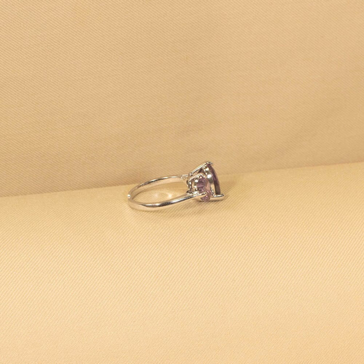Twin Heart Ring - Platinum - The Forever Collection