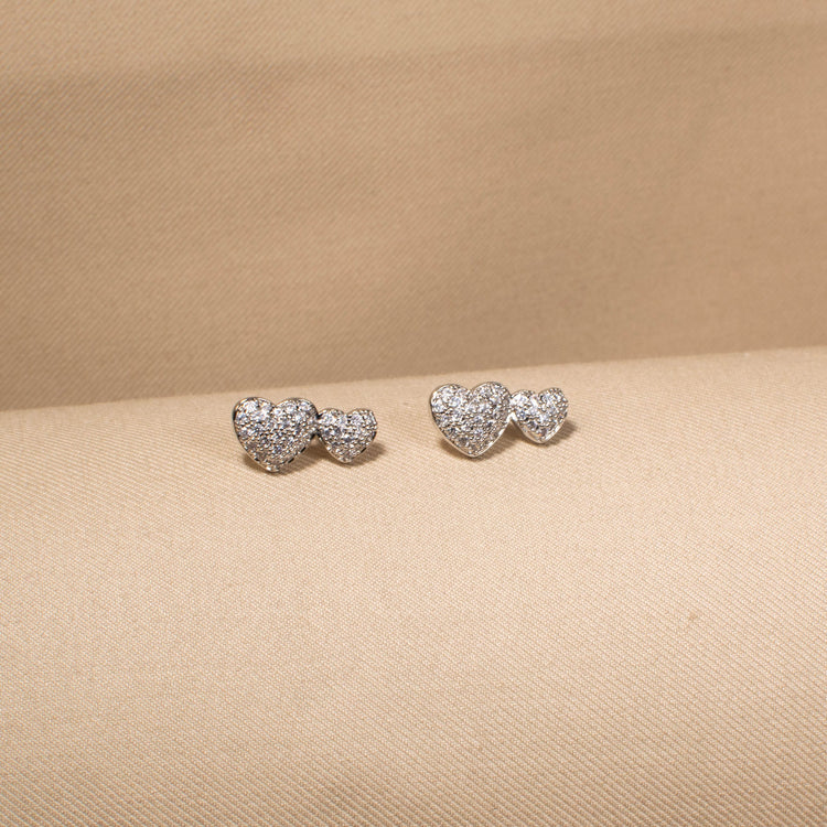 Twin Hearts Radiance Pendant Set