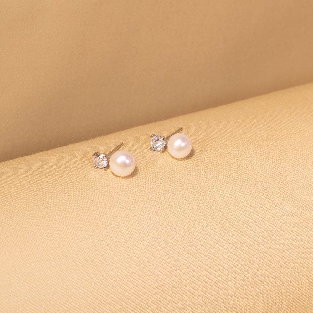 Twinkle Pearl Studs - Freshwater Pearl Collection