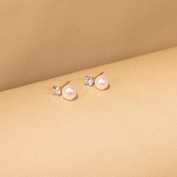 Twinkle Pearl Studs - Freshwater Pearl Collection