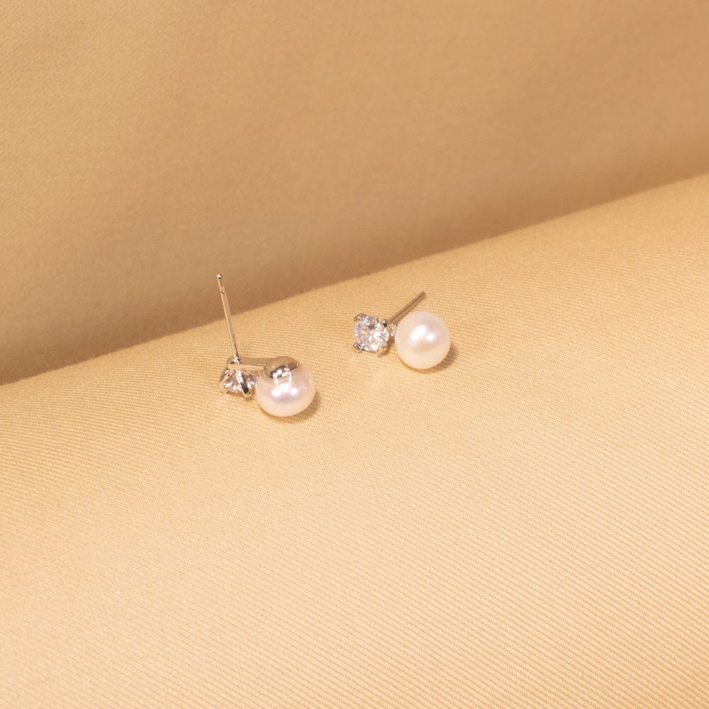 Twinkle Pearl Studs - Freshwater Pearl Collection