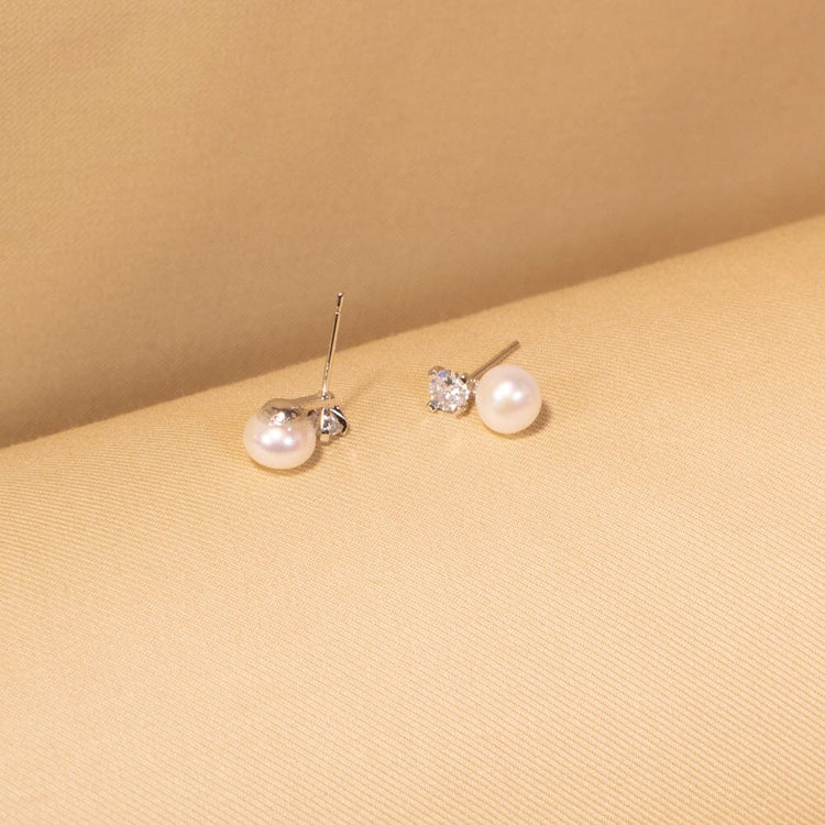 Twinkle Pearl Studs - Freshwater Pearl Collection