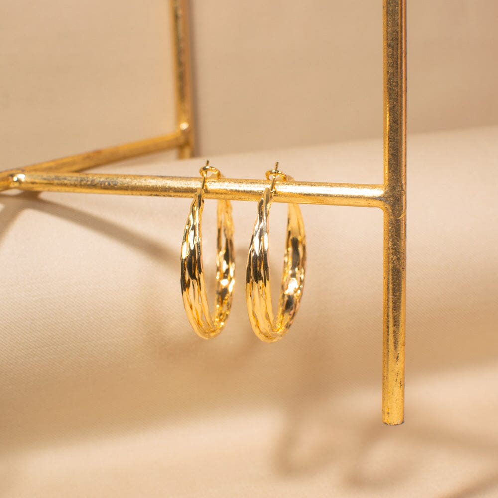 Twisty Hoops Earrings- Minima Collection