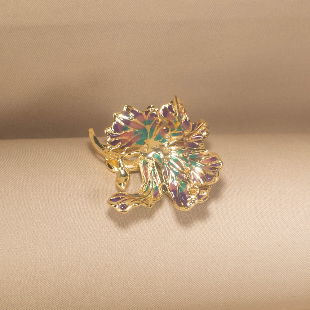 Velvet Petal Majesty Brooch
