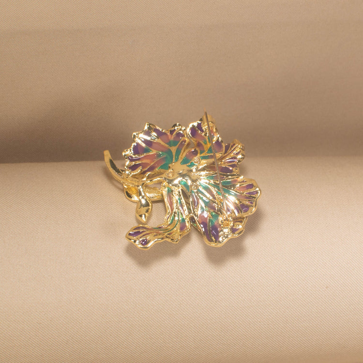 Velvet Petal Majesty Brooch