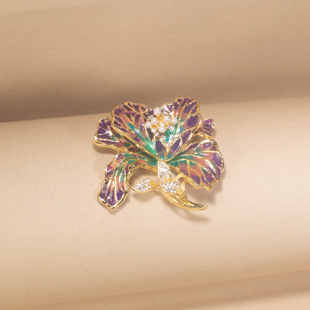 Velvet Petal Majesty Brooch