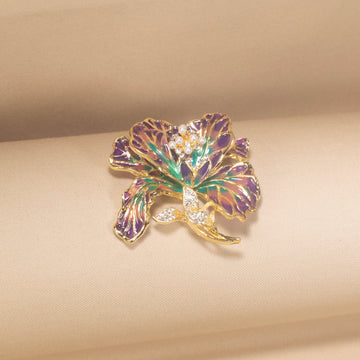 Velvet Petal Majesty Brooch