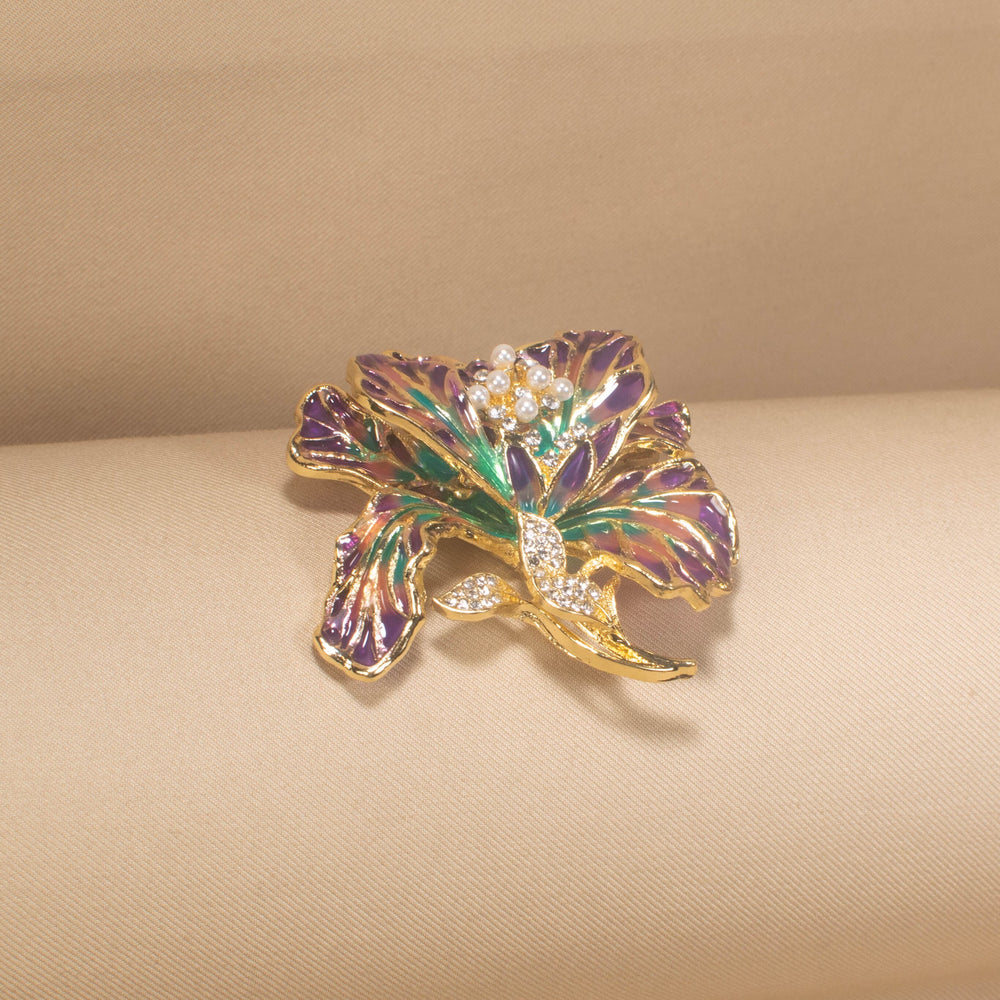 Velvet Petal Majesty Brooch
