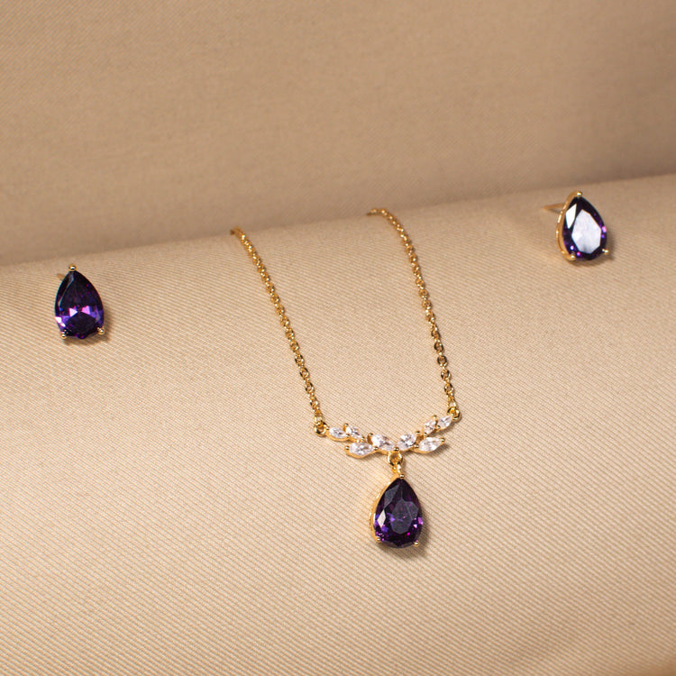 Velvet Spark Pendant Set