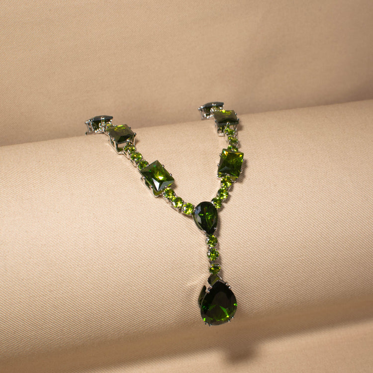 Verdant Cascade Necklace Set