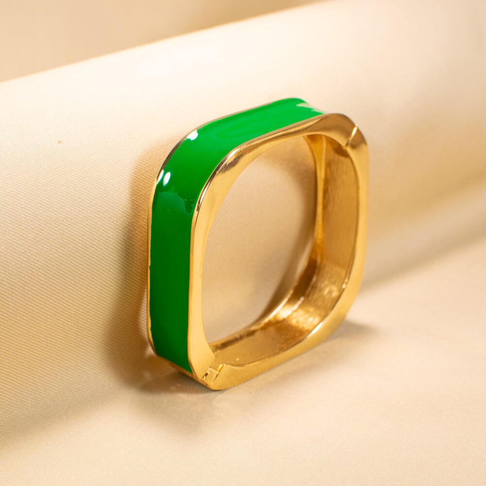 Verdant Enamel Bracelet