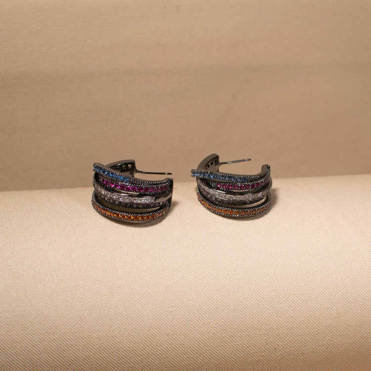Vibrant Multi-Hue Earrings