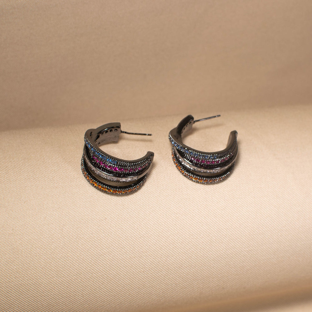 Vibrant Multi-Hue Earrings