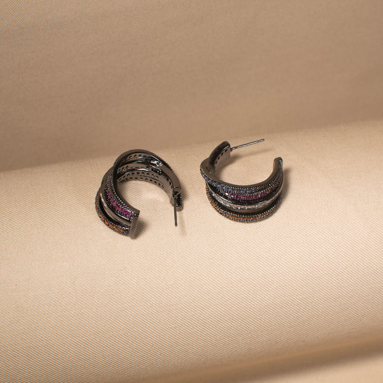 Vibrant Multi-Hue Earrings