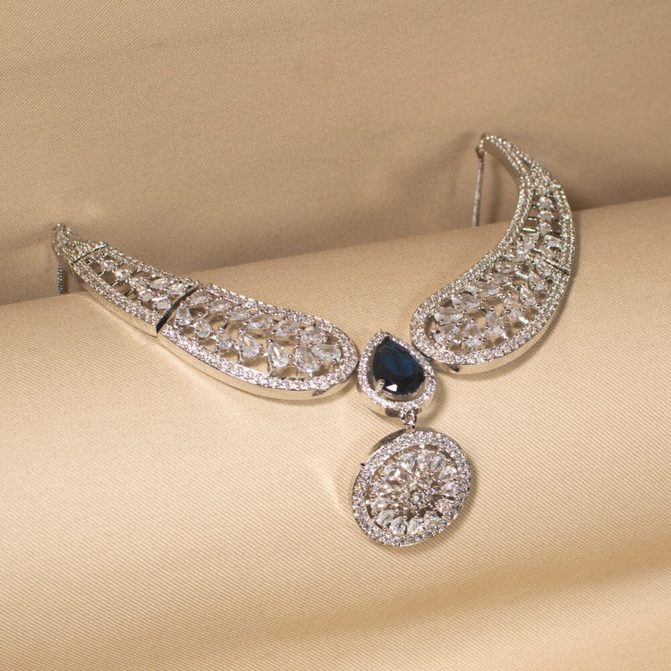 Victoria Necklace Set - Blue