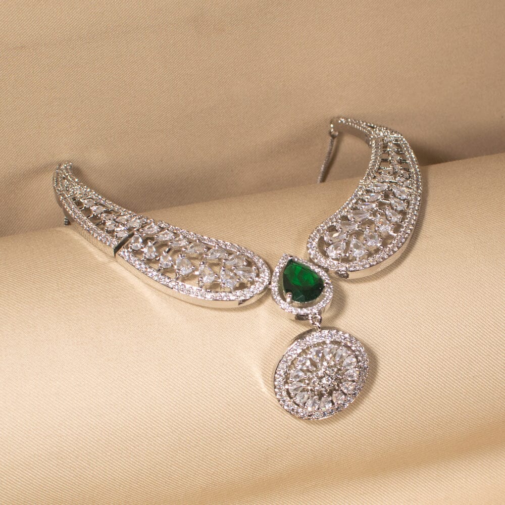 Victoria Necklace Set - Green