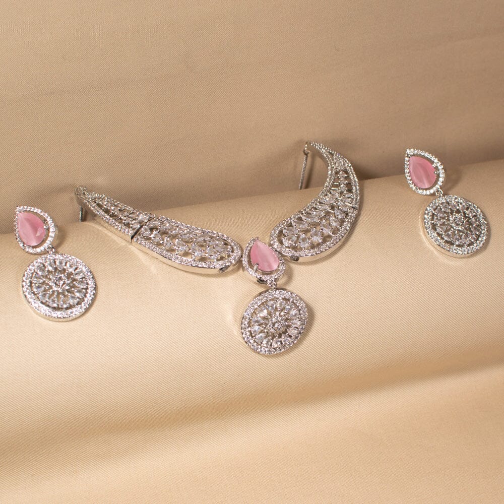 Victoria Necklace Set - Pink
