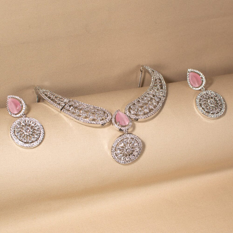 Victoria Necklace Set - Pink