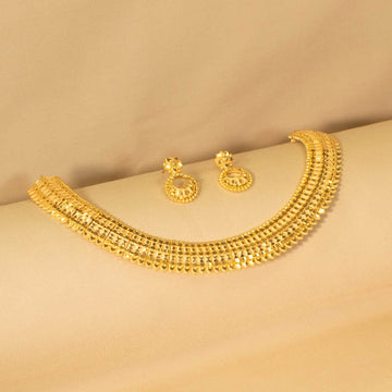 Vijaya Gold Replica Necklace Set - Alankar Collection