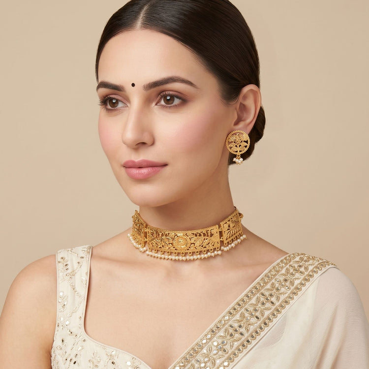 Vintage Lattice Choker Set