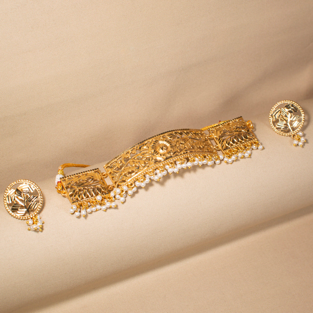 Vintage Lattice Choker Set