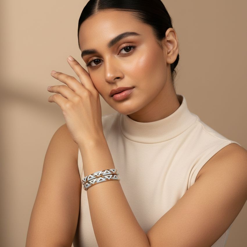 Viola Openable Bangles-Pack of 2